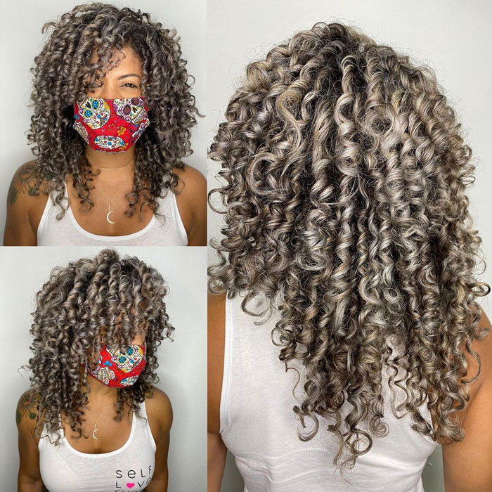 15 Photos of Dreamy Silver Curls Coils and Waves 15 Photos of Dreamy Silver Curls Coils and Waves