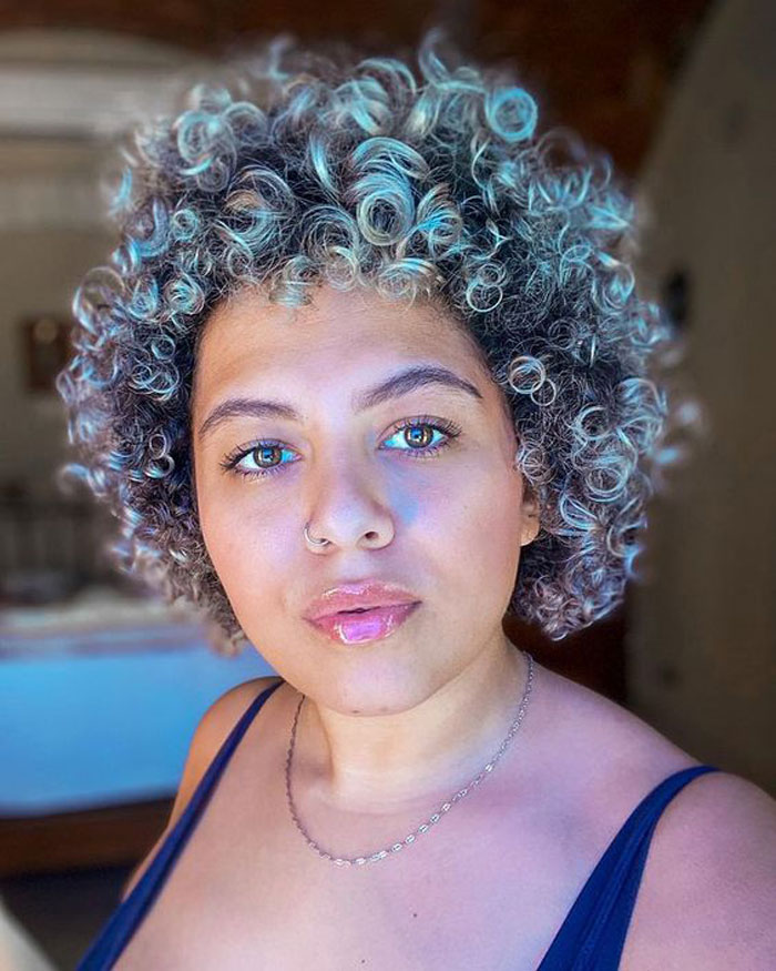 15 Photos of Dreamy Silver Curls Coils and Waves 15 Photos of Dreamy Silver Curls Coils and Waves