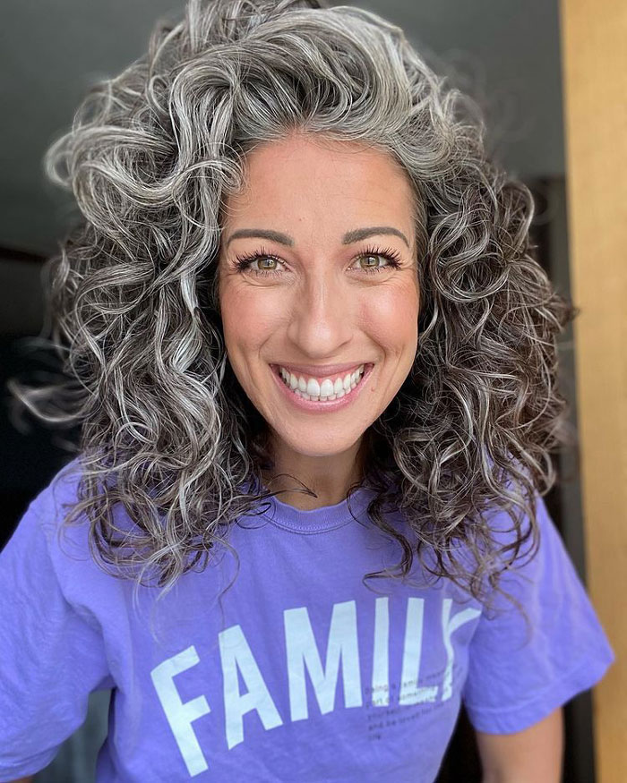 15 Photos of Dreamy Silver Curls Coils and Waves 15 Photos of Dreamy Silver Curls Coils and Waves